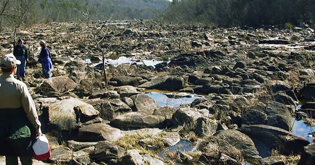 Dewatered Great Falls | HRC