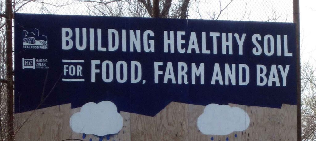Billboard at Civic Works Real Food Farm | Jenny Hughes