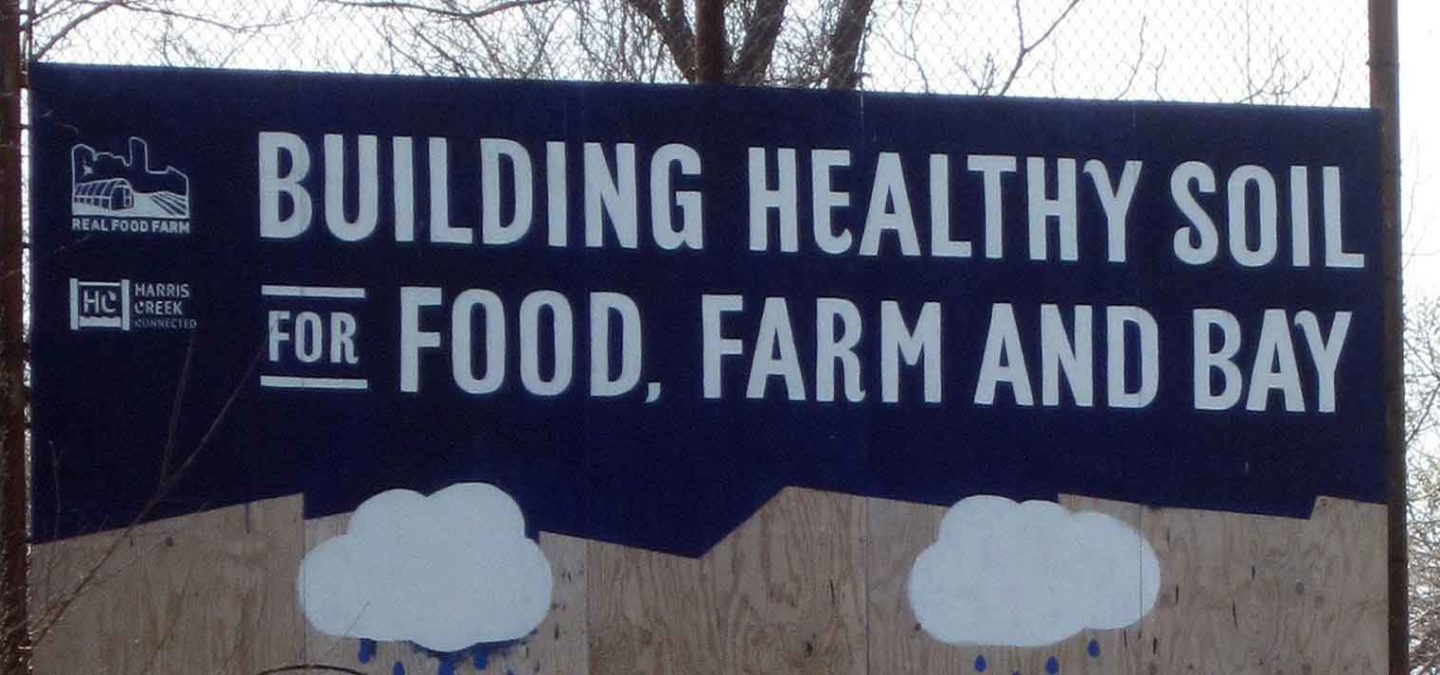 Billboard at Civic Works Real Food Farm | Jenny Hughes