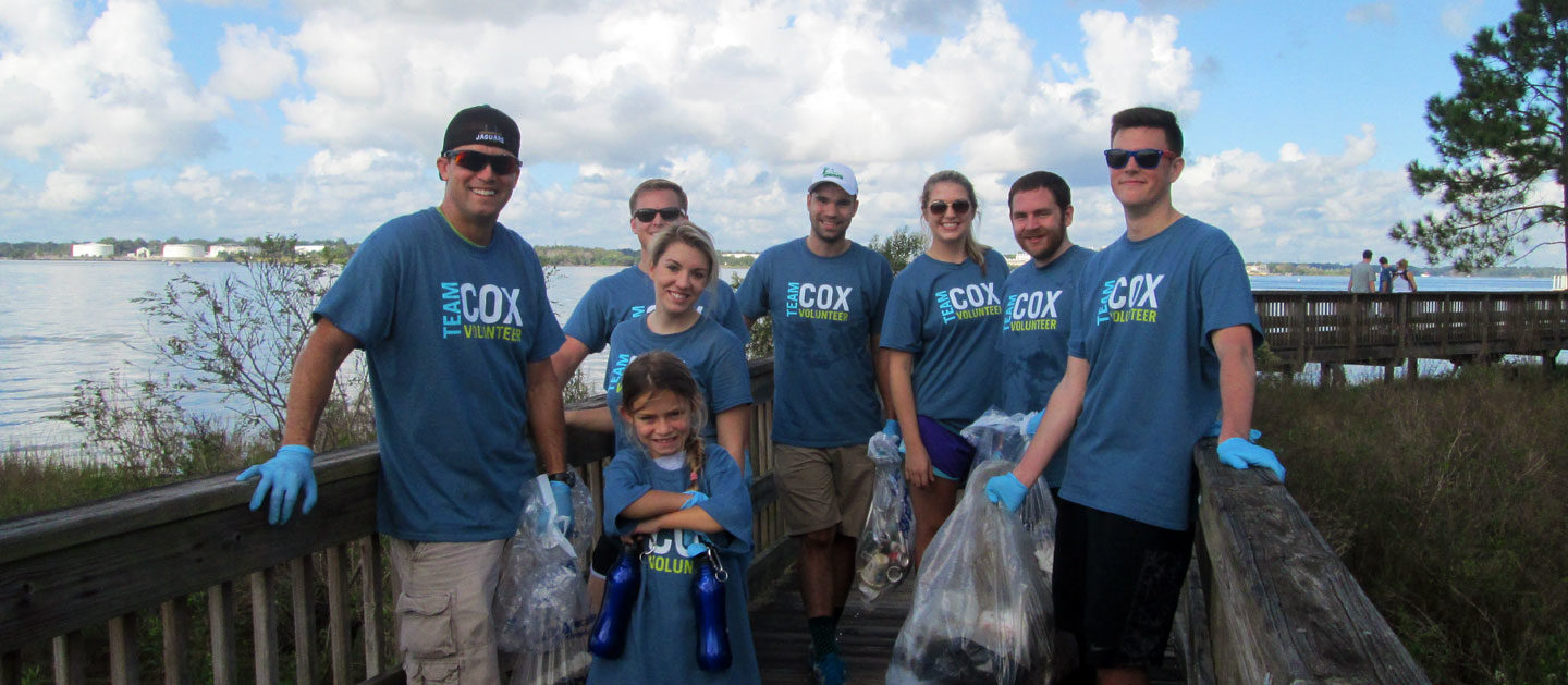 St. Johns River cleanup with Cox - Jacksonville, FL