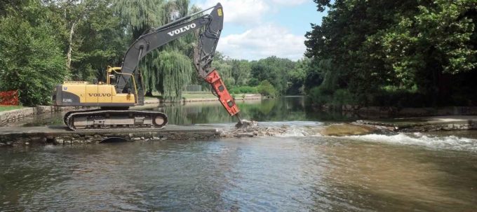 Jordan Park Dam removal on Jordan Creek in Allentown, PA | Laura Craig