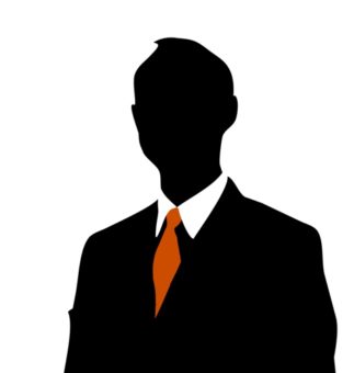 Businessman silhouette
