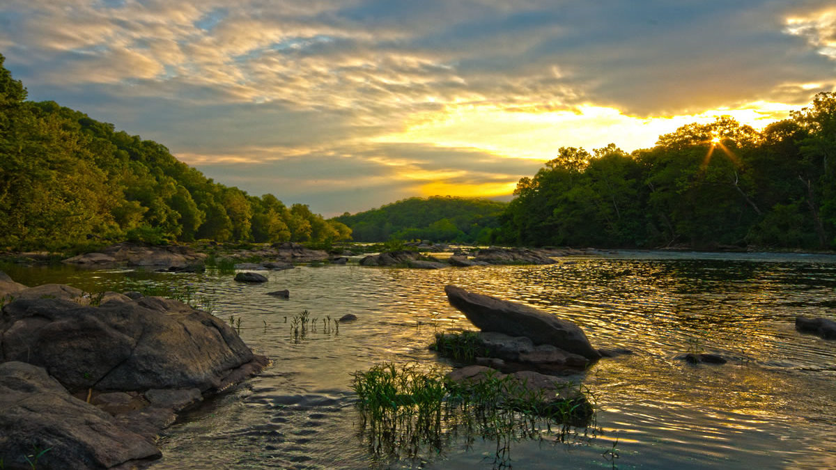 The Rappahannock River in Fredericksburg | justin.critzer (Flickr)