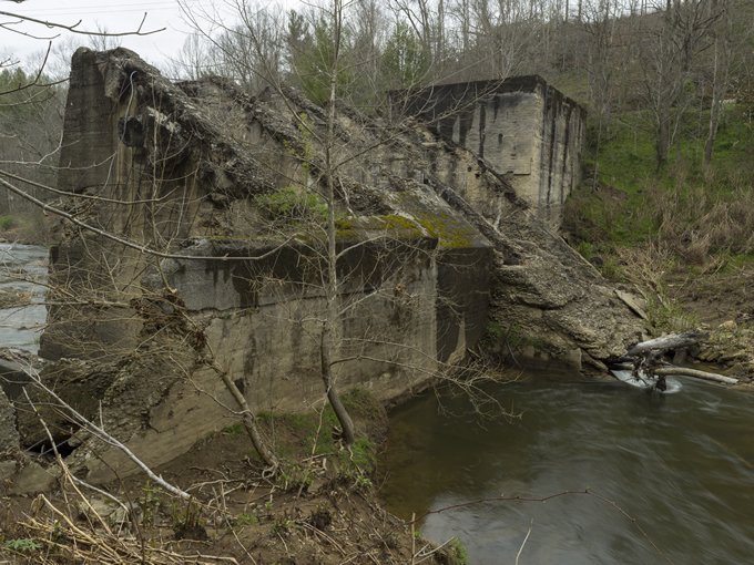 The Cane River dam pre-removal. | Jeff Rich