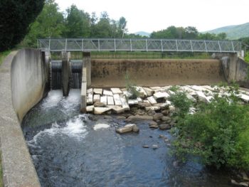 Before photo from of the Dufrense Dam. | Amy Singler