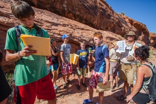 Kids learn about Utah archaeology at summer camp. | David Taft