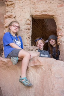 Four Corners School students enjoy exploring ruins during summer camp. | David Taft