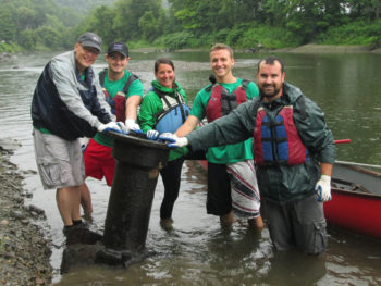 Keurig Green Mountain, Inc. employees participated in a week-long cleanup of the Winooski River with American Rivers for the 11th year!Lowell George