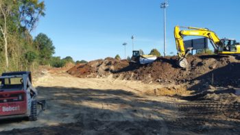 Creating bioretention ponds at Owens Field Park. | Erich Miarka 