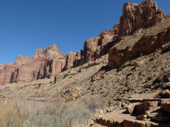 Grand Canyon Escalade site, as seen from the Colorado River in Grand Canyon National Park. | Sinjin Eberle