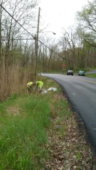 Keith Cox and his small volunteer group didn’t have to look far to find trash in their neighborhood. | Keith Cox