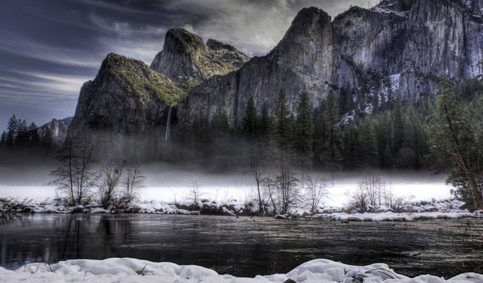 Merced River, a tributary of the San Joaquin, from Yosemite Valley. | ©2012 Center for Digital Archaeology