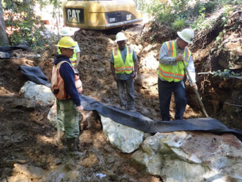 The Little Buck Creek dam was made possible by a robust partnership. | NCWRC