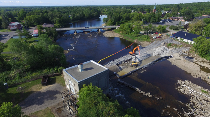 Hogansburg Dam Removal, New York. | CH2M