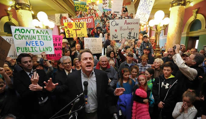 Public lands rally | Thom Bridge, Helena Independent Record