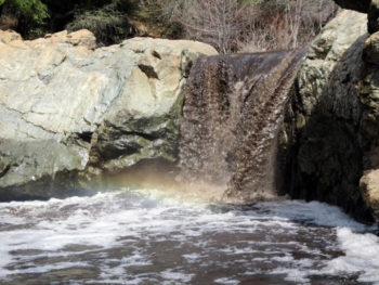 Rainbow Pool on the South Fork Tuolumne River following after the Rim Fire. | Dusty Vaughn, USFS