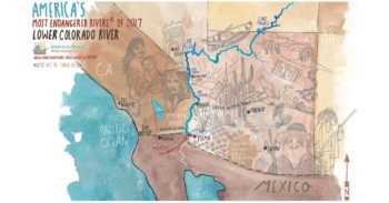 Map of the Lower Colorado River | Sarah Uhl
