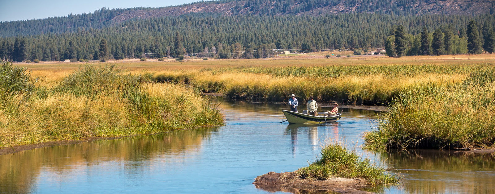 Fishing in the Wood River Wetland, 30 miles north of Klamath Falls, Oregon. | Greg Shine, BLM