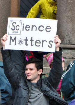 Protestors are the Boston Rally for Science. | Photo: AnubisAbyss (Flickr)