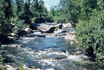 Rapids on the Evergreen River on the Menominee Indian Reservation | Photo: WI Dept. of Natural Resources