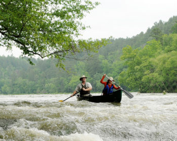 Canoers enjoying Alabama's longest free-flowing river, the Cahaba, at Cahaba River National Wildlife Refuge. | Photo: Garry Tucker, USFWS