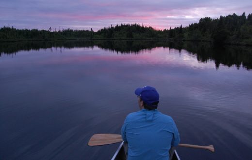 Eric Straw and friend (pictured) paddle Minnesota's Boundary Waters. | Eric Straw