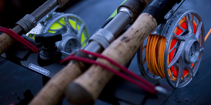 Rigged and ready to hit the water for a late winter steelhead session. | Bobby Foster