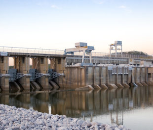 H. Neely Henry Dam, built and operated by Alabama Power Company, on the Coosa River. | Kerry Sanders