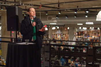 Senator Wyden speaking about his Oregon Wildlands Act.