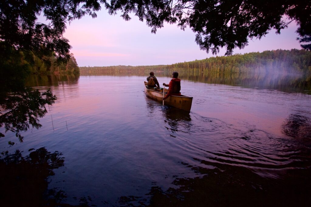 Sunset on the Boundary Waters | Photo by Nate Ptacek