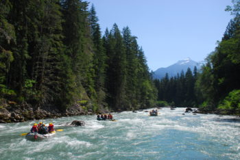 Rafters on the Sauk River Tributary | Photo by Thomas O'Keefe