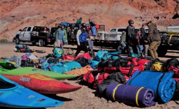 Rigging boats at Lee's Ferry | Photo by Caleb Roberts