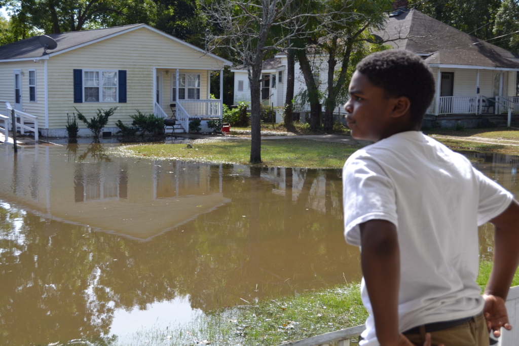 Raleigh, NC flooding | Photo by Liz Bell at ednc.org