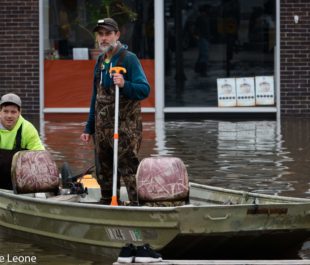 Flooding in Davenport, Iowa | Photo by Emilene Leone