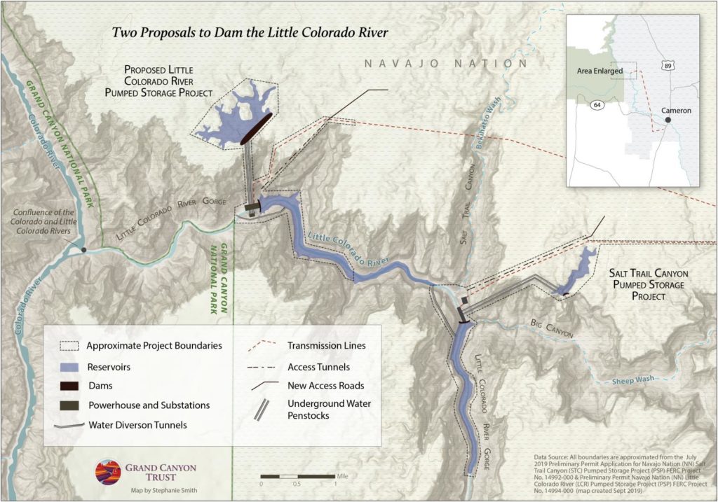 Two Proposed Dams On The Little Colorado | Photo by Stephanie Smith, Grand Canyon Trust