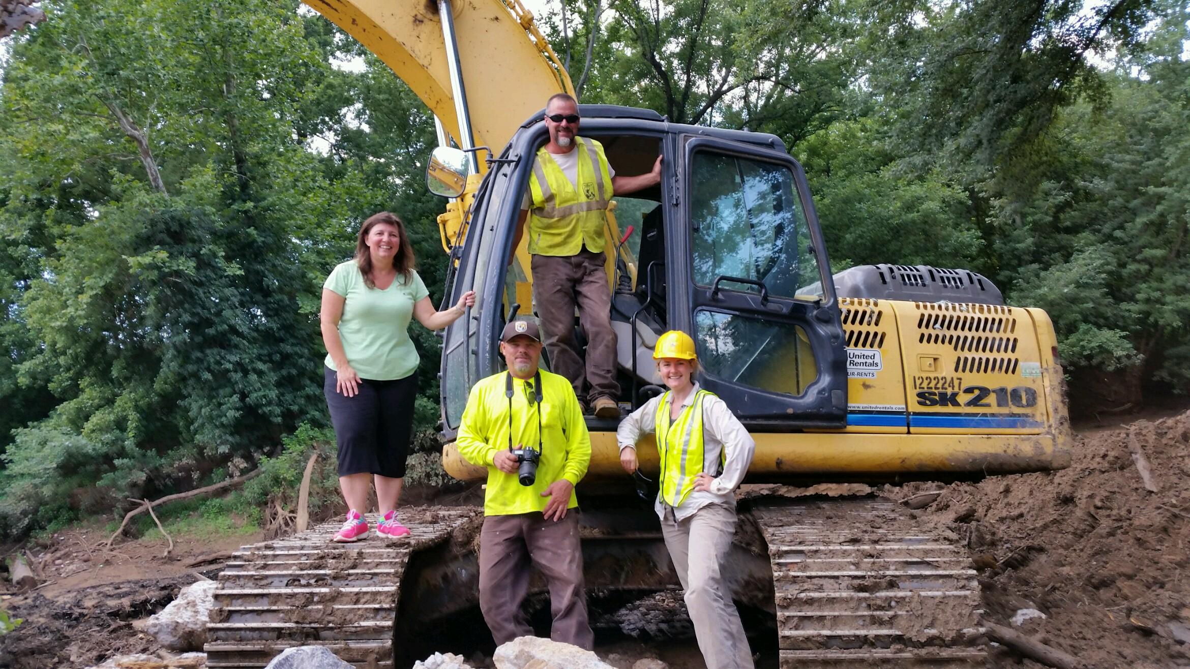 Shuford Dam Removal | Photo by Erin Singer McCombs