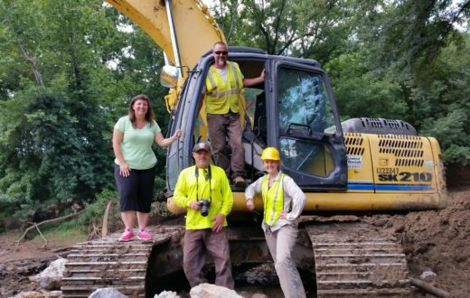 Shuford Dam Removal | Photo by Erin Singer McCombs