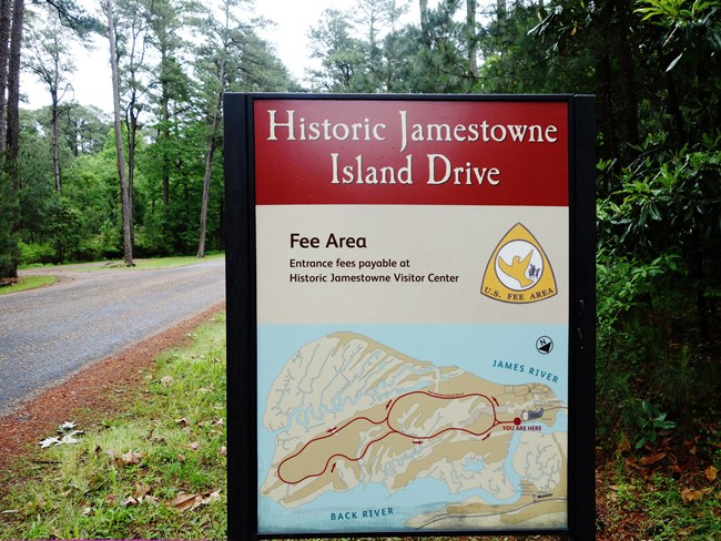 Jamestown Sign | Photo by NPS
