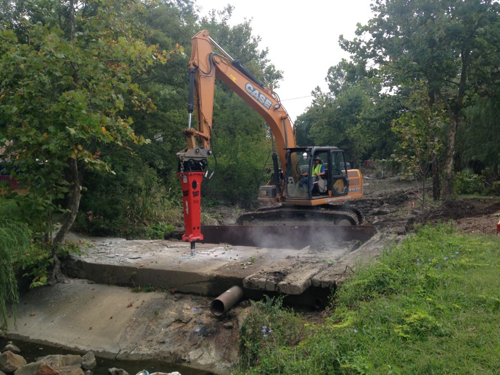 Removal of Centreville Dam Photo by Serena McClain