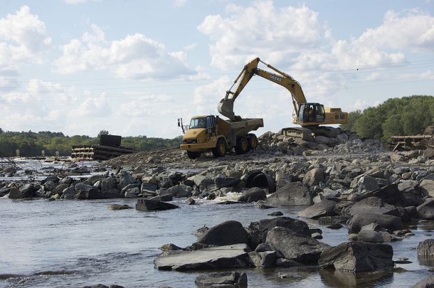 Great Works Dam | Photo by Penobscot River Restoration Trust