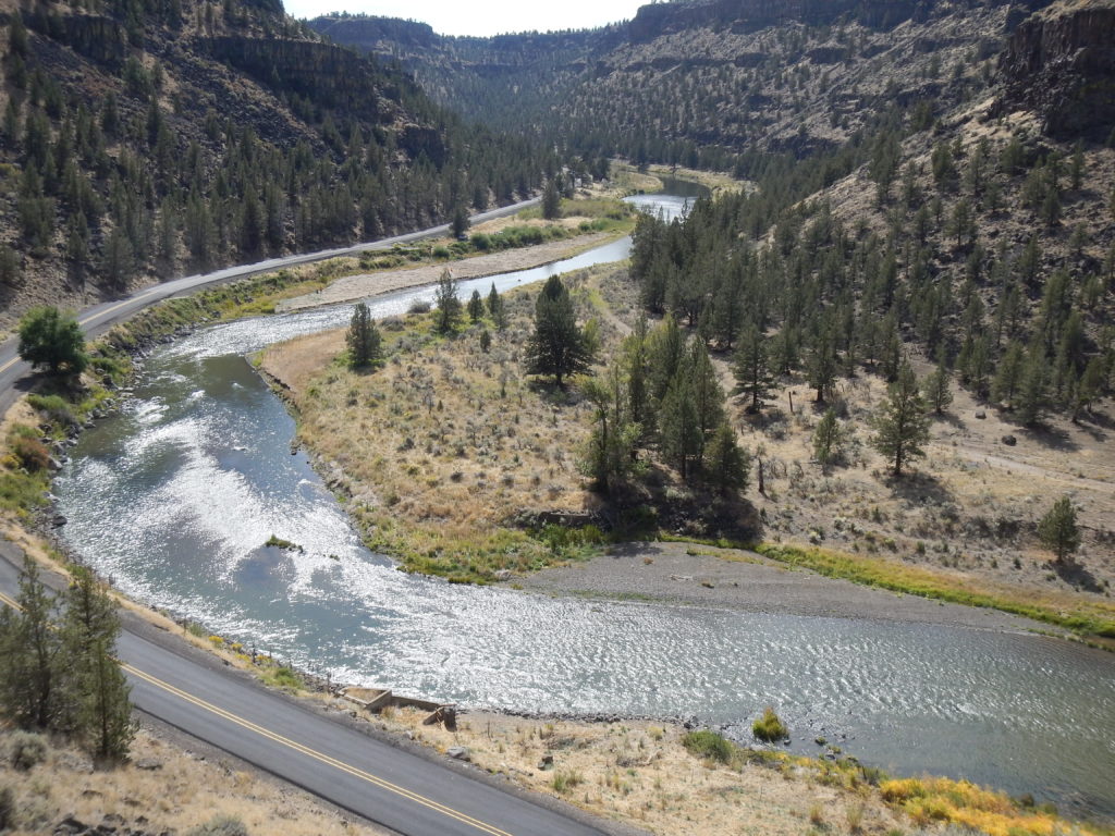Former Stearns Dam site | Photo by Crooked River Watershed Council