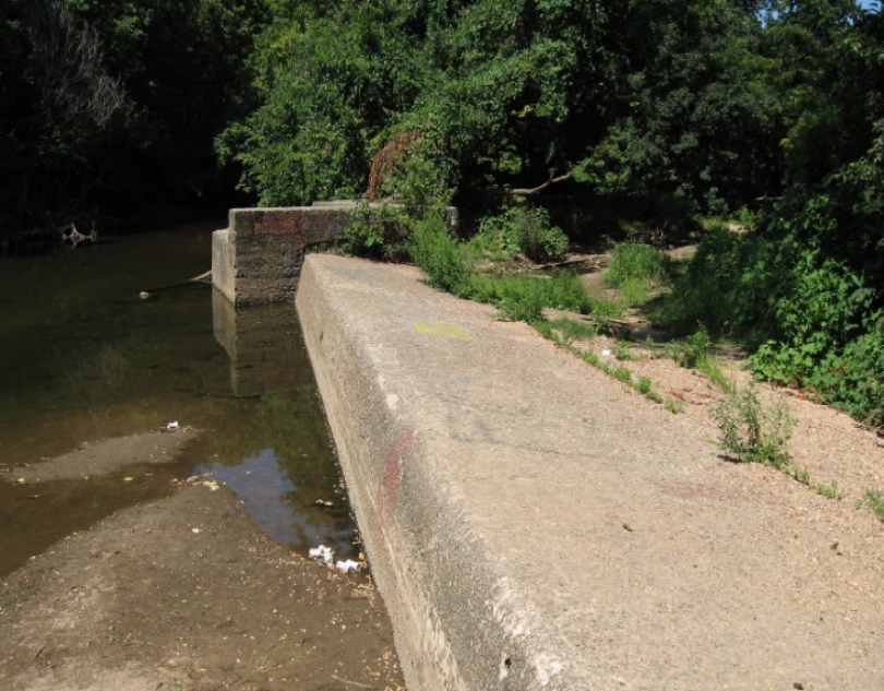 Darby Borough Dam prior to removal