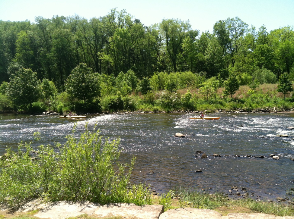 Former Munroe Falls Dam site.