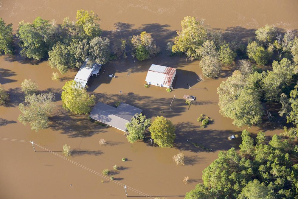 Eastern N.C. after Hurricane Matthew | Photo by U.S. Army National Guard, Capt. Michael Wilber