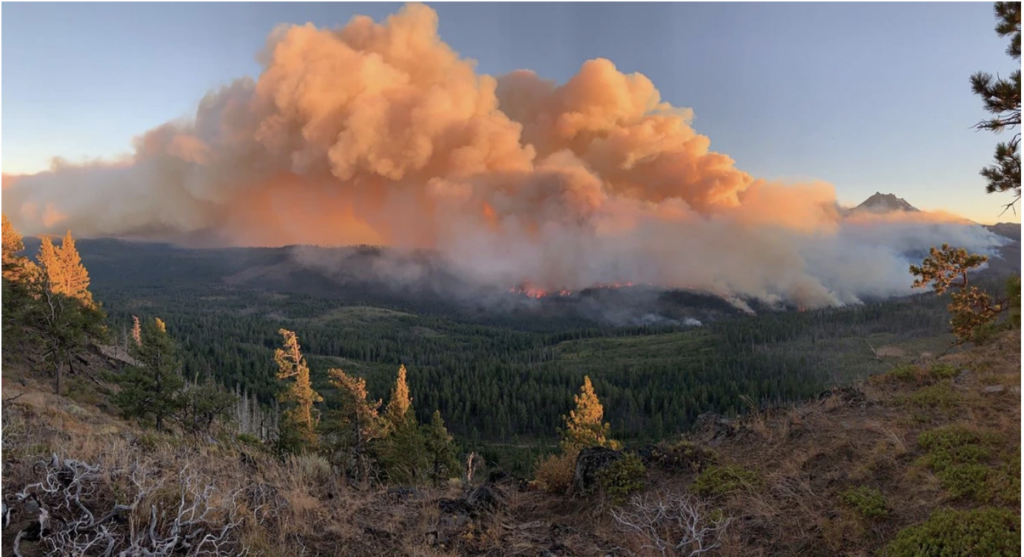 Oregon wildfires on Sept. 8, 2020 | Photo by Bureau of Land Management
