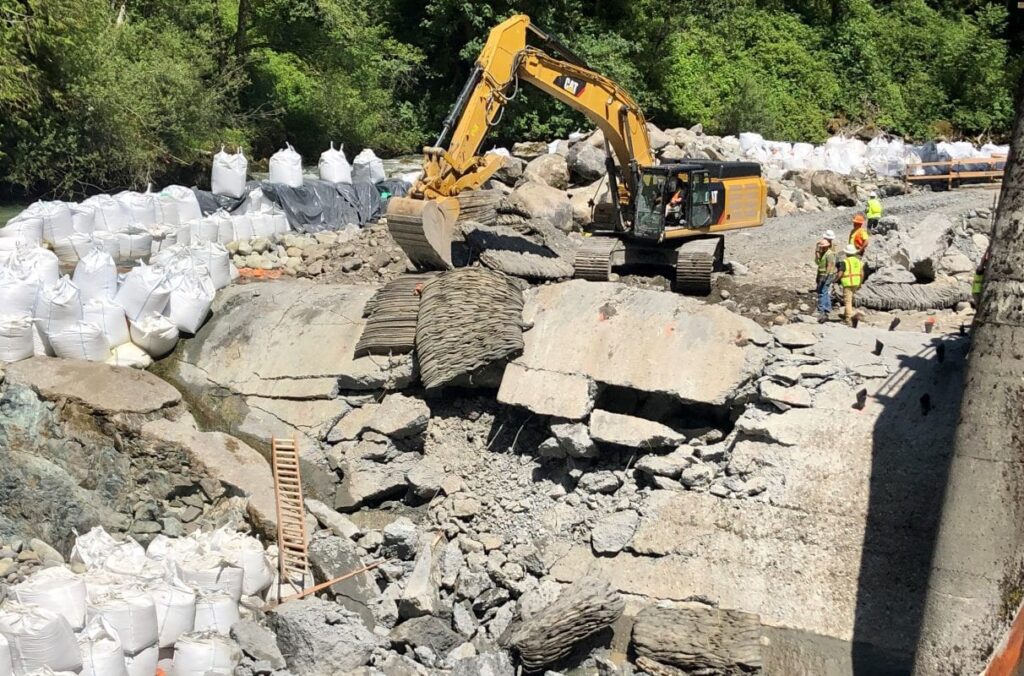 Nooksack Dam Removal | Photo Courtesy of The City of Bellingham