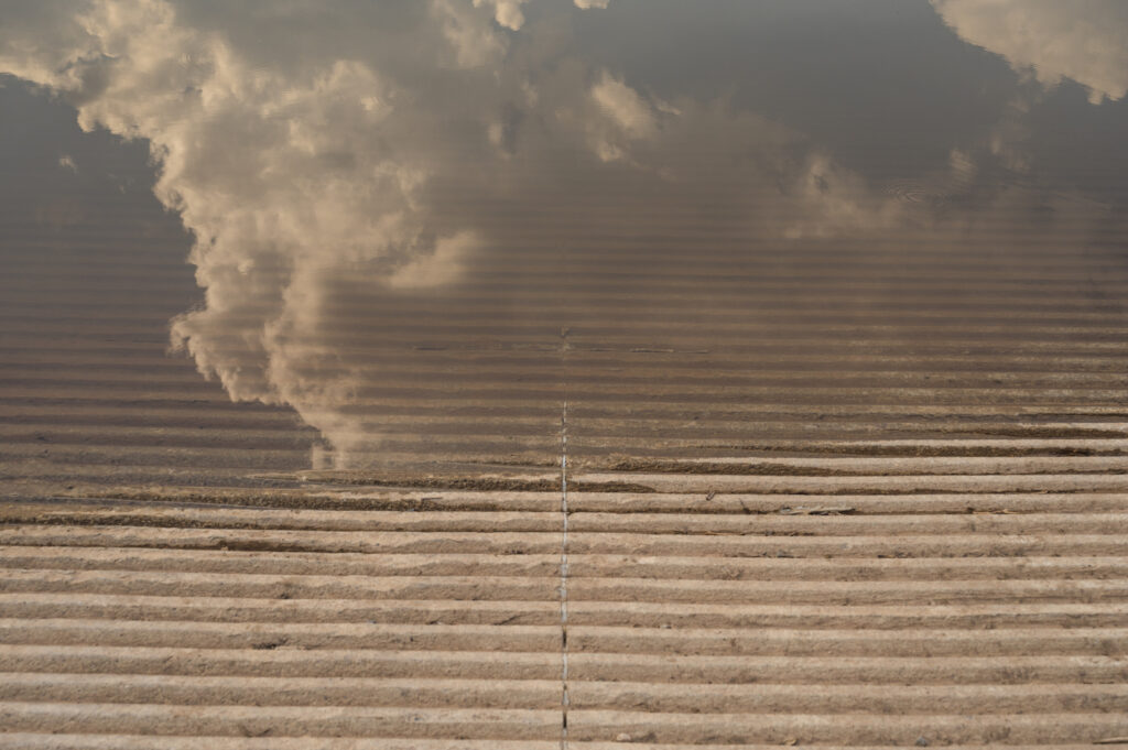 Newly installed and updated boat ramps covered in sediment | Photo by Tim Romano