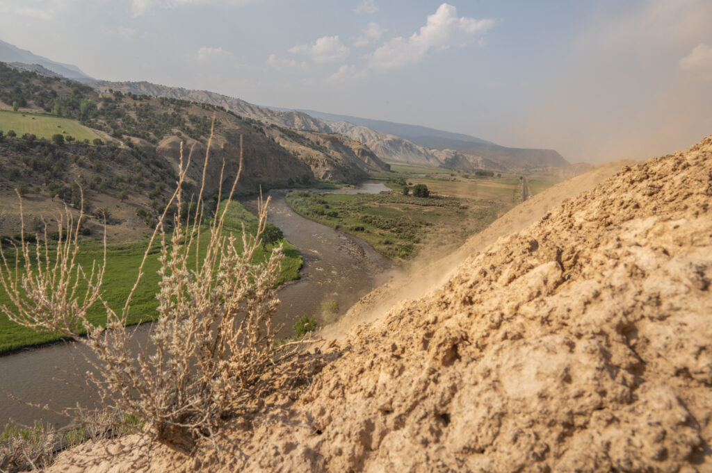 A muddy and critically low Colorado river above the Horse Creek Launch | Photo by Tim Romano