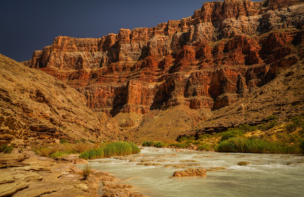 The Little Colorado River flows from a large watershed across the Navajo Nation into the Colorado River in the Grand Canyon | Photo by Sinjin Eberle