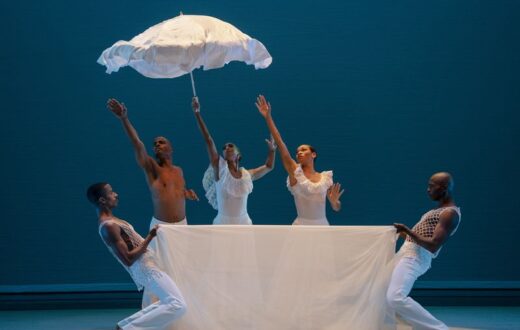 Alvin Ailey American Dance Theater in Alvin Ailey's Revelations | Photo by Paul Kolnik